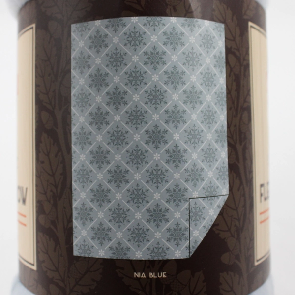 Pine Creek Fleece Throw Blanket Blue Snowflake Pattern 46" x 63"