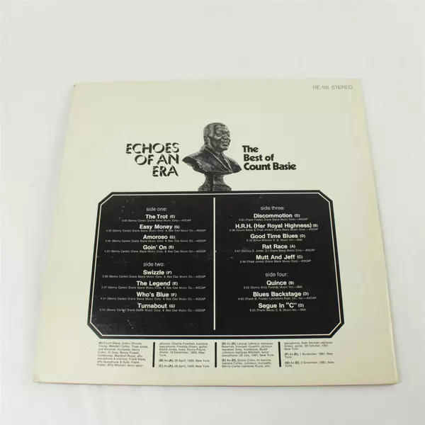 Count Basie Echoes of an Era - The Best Of 2LP Roulette Records Vinyl
