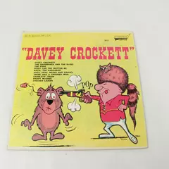 Vintage Davey Crockett Children's Vinyl Record 12" LP Collectible