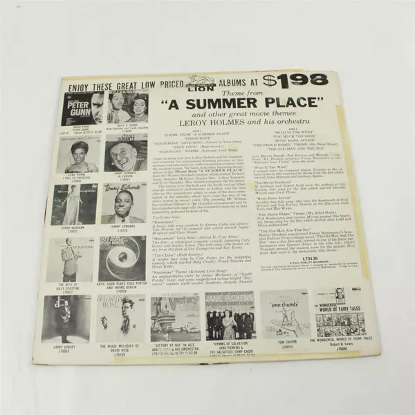 Theme from A Summer Place & Other Great Movie Themes Vinyl LP