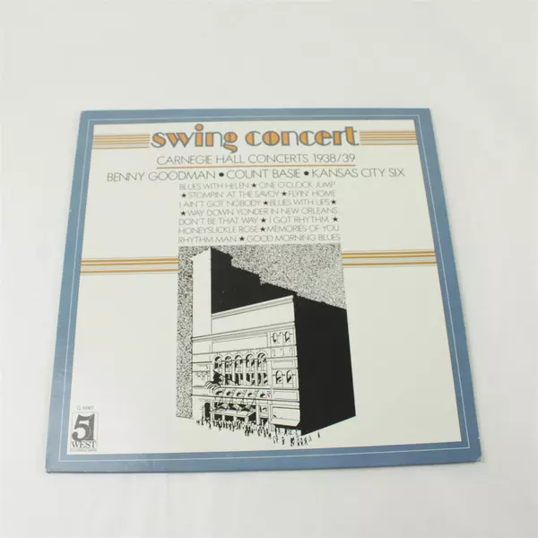 Swing Concerts Carnegie Hall 1938-39 Goodman & Basie Vinyl LP