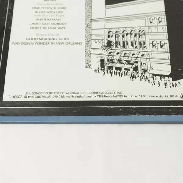 Swing Concerts Carnegie Hall 1938-39 Goodman & Basie Vinyl LP