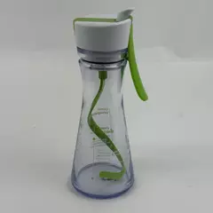 Chef'n Dressing Pour Jar Measurements Recipes Lid Green White Clear Glass