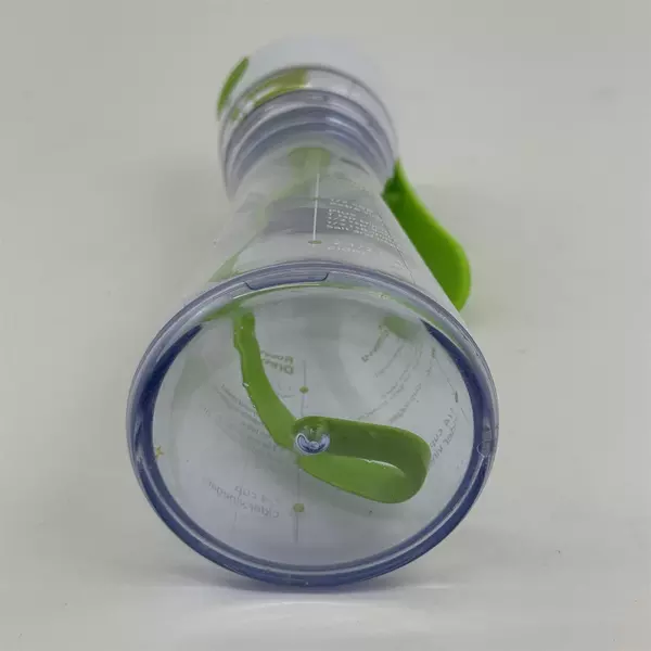 Chef'n Dressing Pour Jar Measurements Recipes Lid Green White Clear Glass