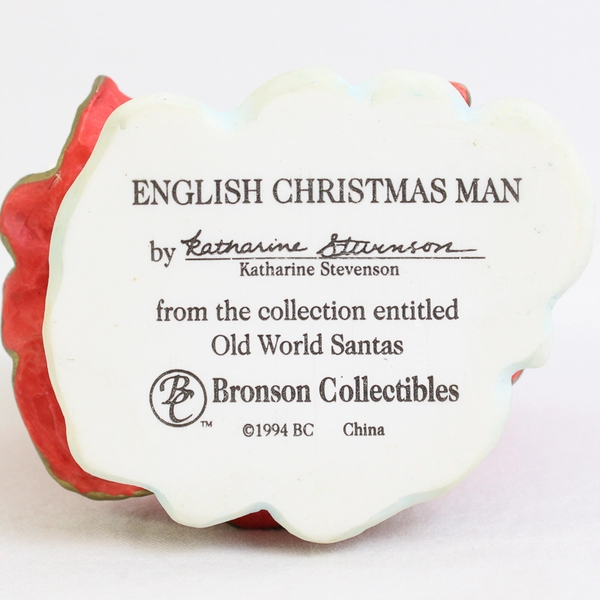 VTG Bronson Collectibles Old World Santas English Christmas Man Figurine 1994