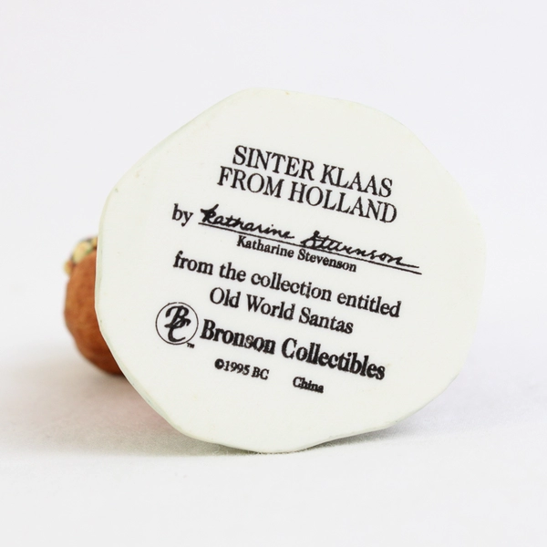 Bronson Collectibles Old World Santas Sinter Klaas From Holland Figurine 1995