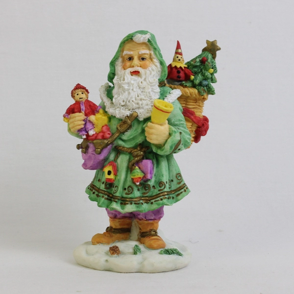 VTG Bronson Collectibles Old World Santas German Woodlands Santa Figurine 1994