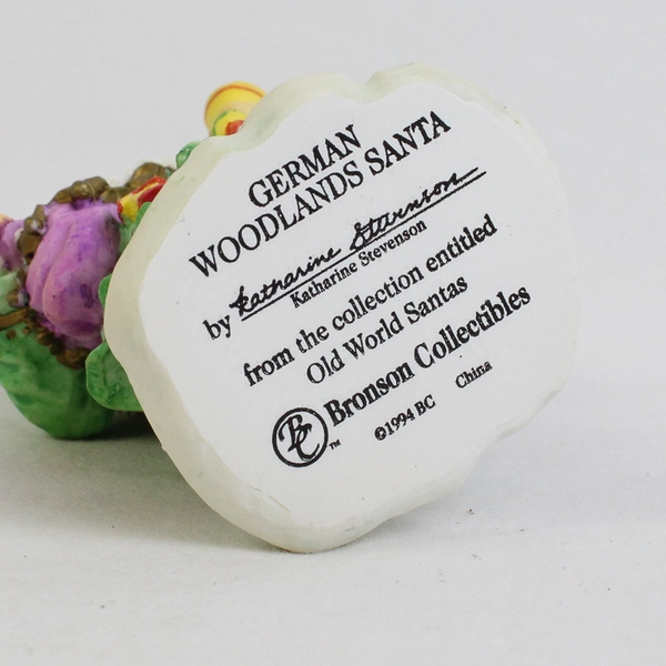 VTG Bronson Collectibles Old World Santas German Woodlands Santa Figurine 1994