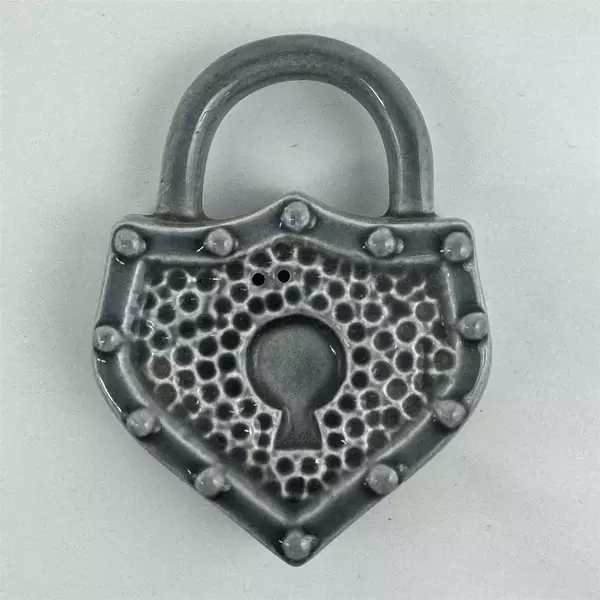 Ceramic Padlock And Key Figurines From Hobby Lobby