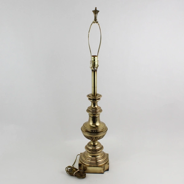 Vintage Mid Century Stiffel Solid Brass Table Lamp 33"