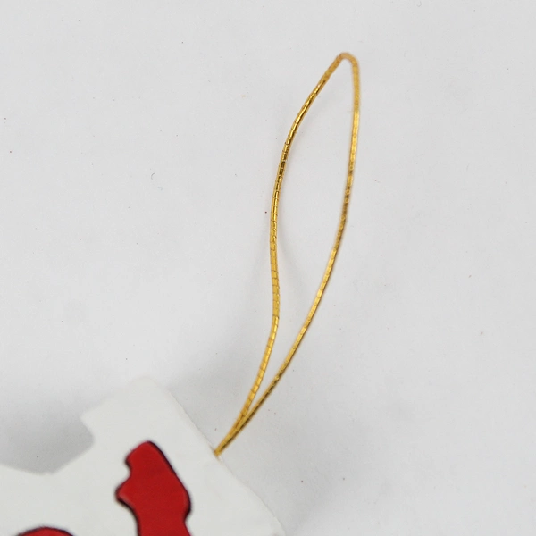 Set of 7 Wood House Puzzle Christmas Ornaments