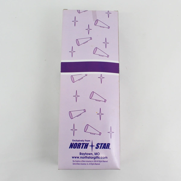 2004 North Star Michigan University Cheerleader Doll Collegiate Licensed 12 in.