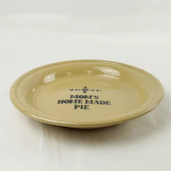 Vintage Moira Pottery Mom's Homemade Pie Dish Made in England 11"