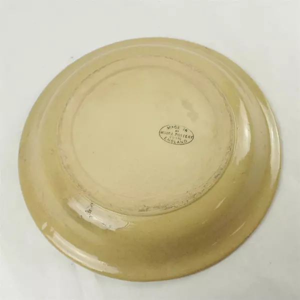 Vintage Moira Pottery Mom's Homemade Pie Dish Made in England 11"