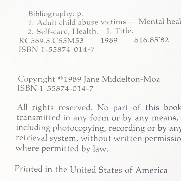 Children of Trauma: Rediscovering Your Discarded Self by Jane Middelton-Moz