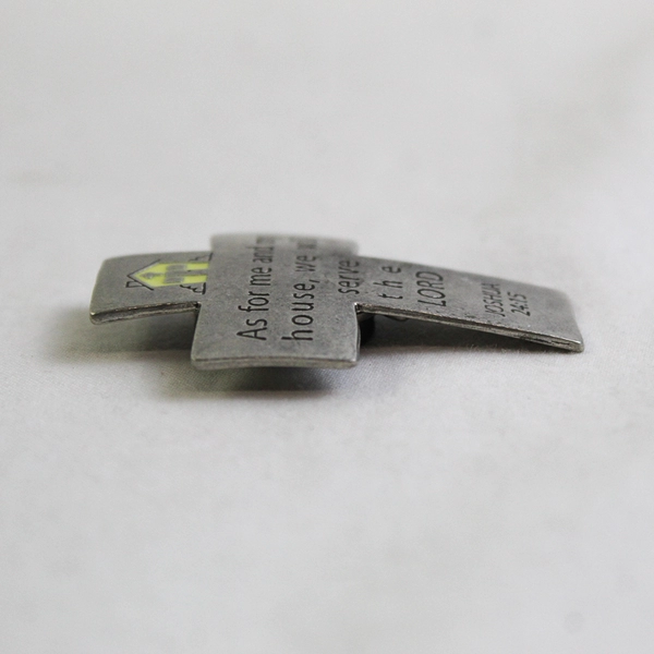 Metal Cross Refrigerator Magnet Religious As For Me Joshua 24:15  Bob Siemon