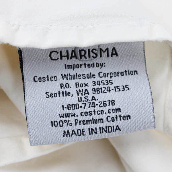 Lot Of 3 Charisma Matching Cream/Off White Flat Sheet & 2 Pillowcases Queen