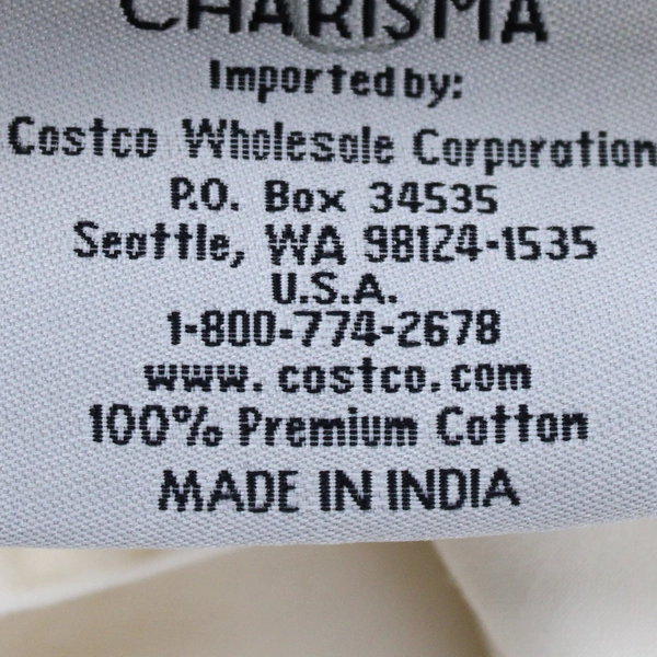 Lot Of 3 Charisma Matching Cream/Off White Flat Sheet & 2 Pillowcases Queen