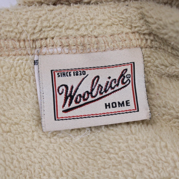 Woolrick Home Solid Beige Color 100% Polyester Fleece Throw Blanket 96" x 96"