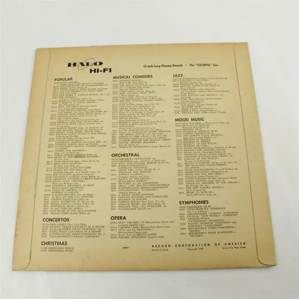 National Dance Orchestra Selections from Porgy and Bess 1957 Mono LP