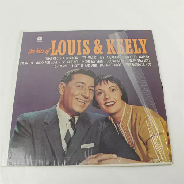 The Hits of Louis & Keely Capitol 1961 Big Band Jazz LP Vinyl