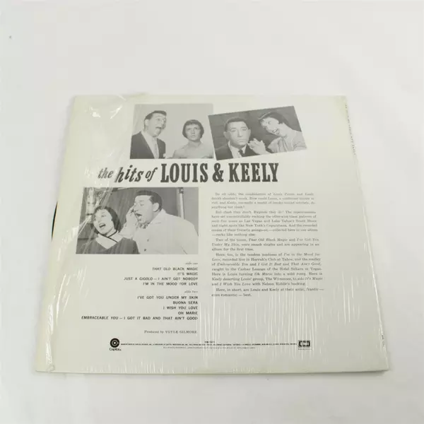 The Hits of Louis & Keely Capitol 1961 Big Band Jazz LP Vinyl