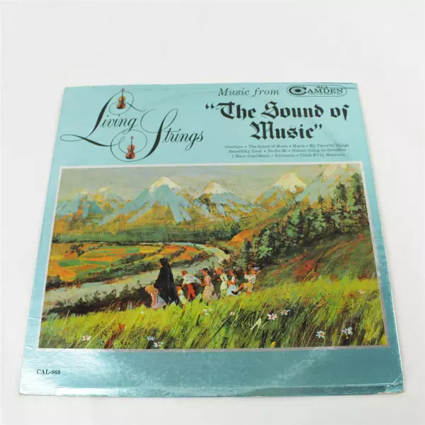 Living Strings The Sound Of Music 1965 RCA Camden Vinyl LP