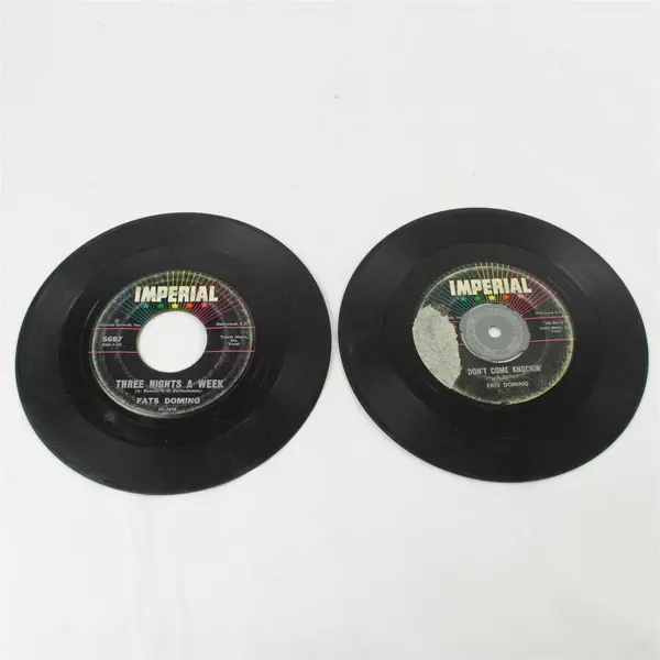 Fats Domino 2 45RPM Singles: Walking to New Orleans & Put Your Arms Around Me