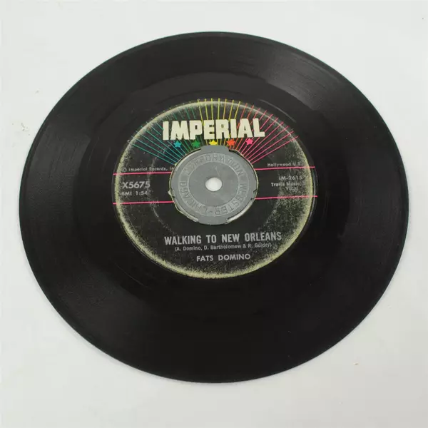 Fats Domino 2 45RPM Singles: Walking to New Orleans & Put Your Arms Around Me