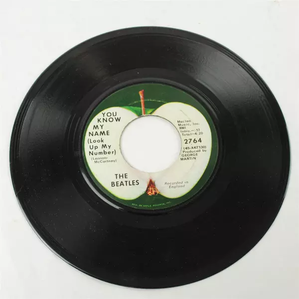 Lot of 2 45 RPM Beatles Let It Be & Elvis Are You Lonesome Tonight