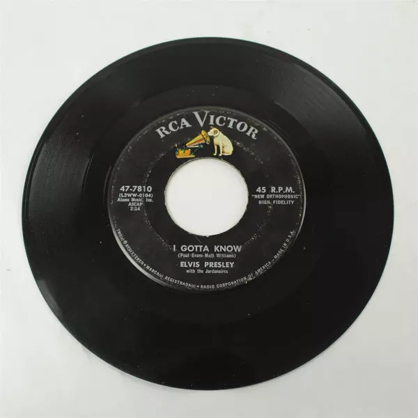 Lot of 2 45 RPM Beatles Let It Be & Elvis Are You Lonesome Tonight