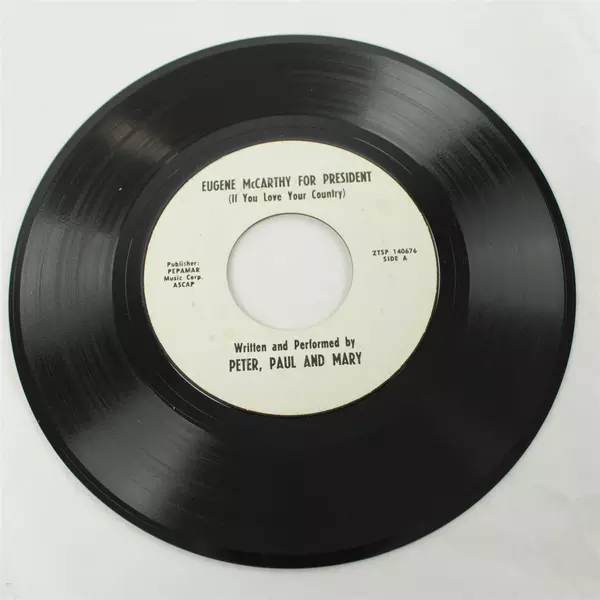 Lot of 2 45 RPM Peter, Paul & Mary -If You Love Your Country & Pecos Bill 