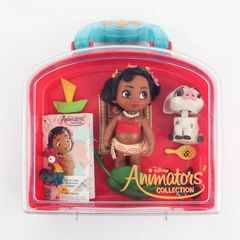 Disney Animators’ Collection Moana 5” Mini Doll Play Set with Carry Case