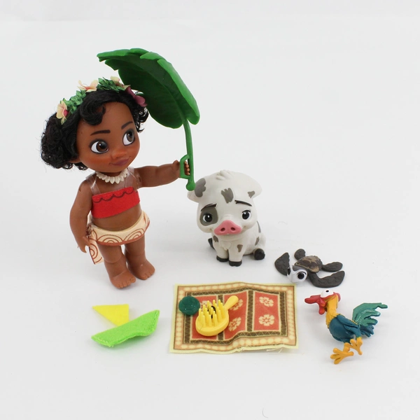 Disney Animators’ Collection Moana 5” Mini Doll Play Set with Carry Case