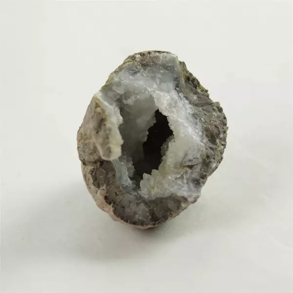 Lot of 2 Geodes with Rock w/Holes & Coral Piece Collectible Display