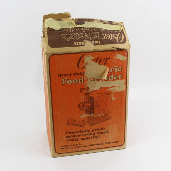 Oster Imperial Food & Meat Grinder 946-08F W Accessories Sausage Stuffer Works