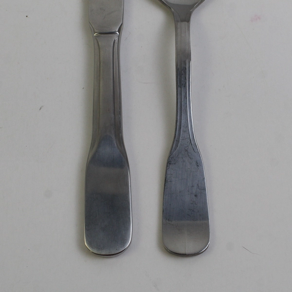 Lot Of 5 Guy Degrenne Beau Manoir-Blois (Stainless) Flatware Spoons Forks Knife