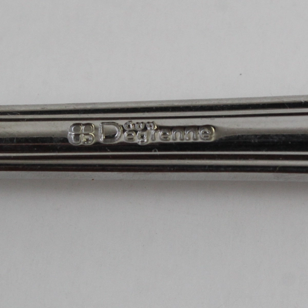 Lot Of 4 Guy Degrenne Verlaine (Stainless) Flatware Serving Spoons 8.25" Long