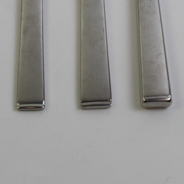 Lot Of 4 Guy Degrenne Squadro (Stainless) Flatware 2 Forks 1 Spoon 1 Knife