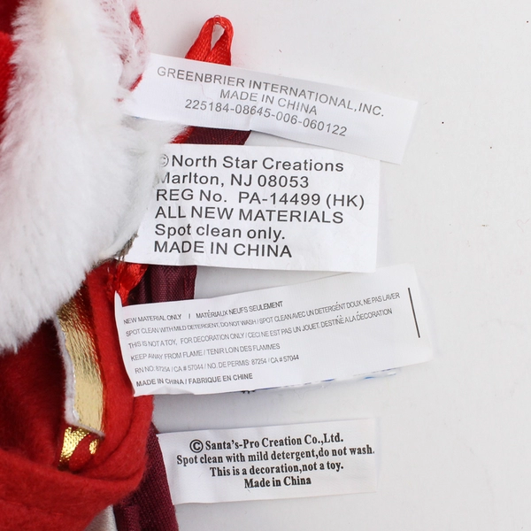 Lot of 8 Mini Size Christmas Stockings Including a New Camo Stocking