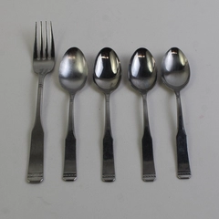 Lot Of 5 Northland (Stainless) Flatware Teaspoons Dinner Fork