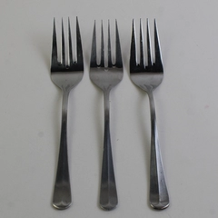 Lot Of 3 Northland (Stainless) Flatware Serving Forks 9.25" Long