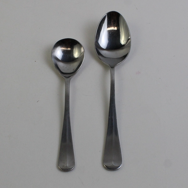 Lot Of 6 Northland (Stainless) Flatware 4 Soup Spoons & 2 Sugar