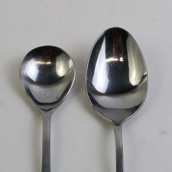 Lot Of 6 Northland (Stainless) Flatware 4 Soup Spoons & 2 Sugar