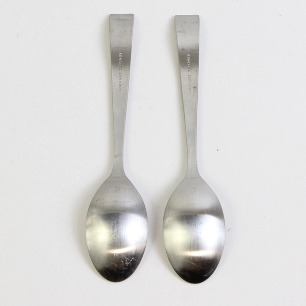 Lot of 2 Gourmet Settings 18/10 Tablespoons 6.75" Flatware