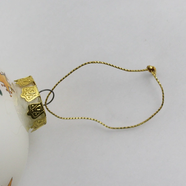 2000 Debbie Mumm 12 Days of Christmas Glass Ball Ornament Nine Ladies Dancing 