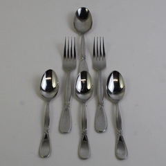 Lot Of 6 Oneida Silver OHS452 (Stainless) Flatware 2 Forks & 4 Spoons