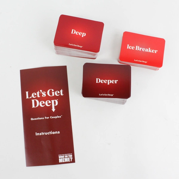 2021 Let's Get Deep Questions For Couples Game 500 Cards