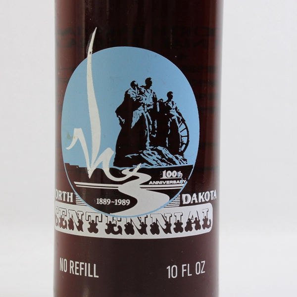 1989 North Dakota Centennial Celebration Coca-Cola Bottle 10 oz