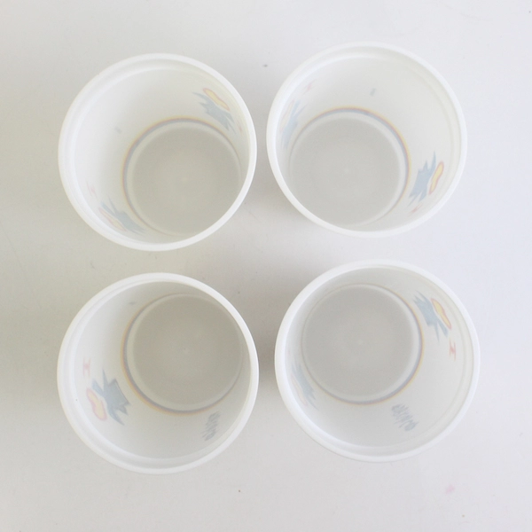 Lot of 4 Dutch Bros Plastic Kids Cups No Lids